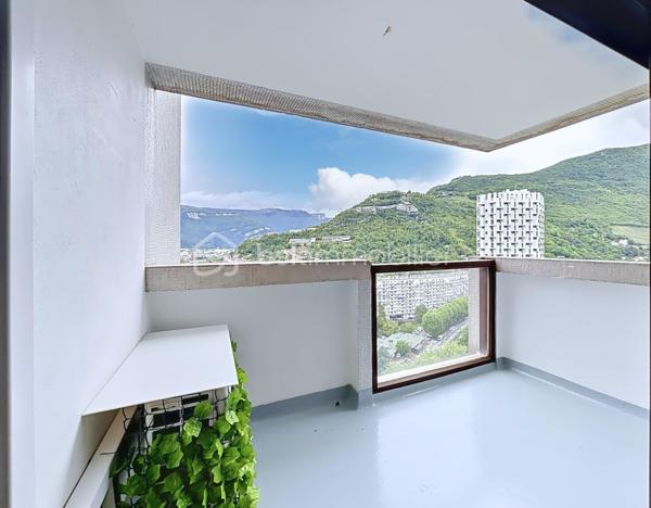 Grenoble, Avenue Maréchal Leclerc, idéalement situé, découvrez ce charmant T2 d'environ 37m2, situé dans la Tour Mont Blanc, copropriété sécurisée avec gardien.

Entièrement rénové et climatisé, il est situé au 21ème étage, offrant ainsi une vue imprenable sur Grenoble, la Bastille et ses massifs environnants.

Composition du logement :
- Un Hall d'entrée avec placard
- Une salle de bain avec grande douche et WC suspendu séparé
- Une pièce de vie avec cuisine moderne et entièrement équipée ( Four, lave vaisselle, Hotte, Micro-ondes et Frigo-congélateur)
- Une Chambre avec placard 

Une cave en sous sol d'environ 4m2 complète le bien.

Caractéristiques:
- Chauffage Collectif urbain avec compteur individuel pour l'eau chaude / froide
- Volants roulants électriques
- Climatisé
- Connexion fibre
- Aucun travaux à prévoir, tableau électrique remis aux normes
- Charges 170€/mois comprenant chauffage, eau chaude et eau froide

Lumineux et parfaitement agencé, vous n'aurez qu'à poser vos valises et profiter de la terrasse avec sa vue panoramique. Ne tardez plus, une visite s'impose.