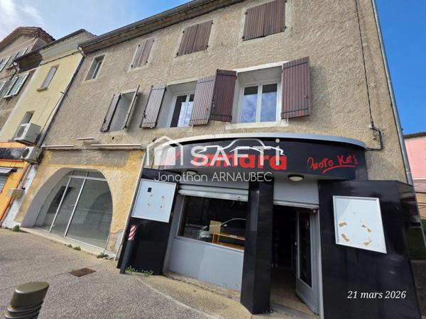 Immeuble de rapport avec 2 appartements et 2 locaux