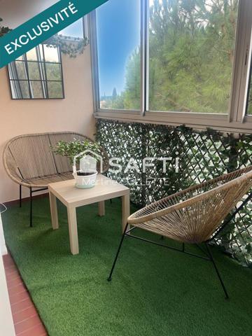 Appartement  T3 au 3ème étage et dernier étage avec ascenseur + Une cave + une place de parking privative