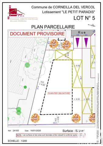 Terrain à vendre 579 m² Corneilla-del-Vercol