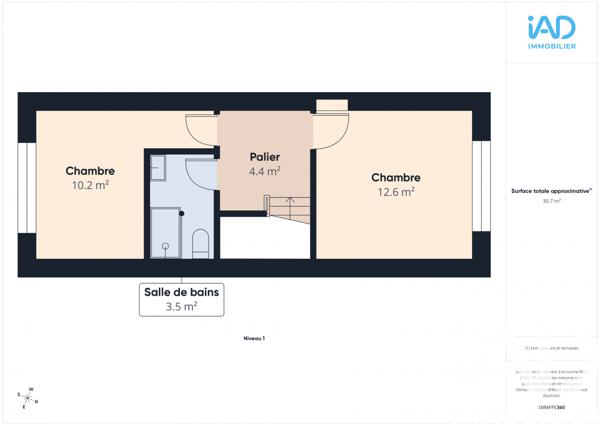 Appartement à vendre 3 pièces 64 m² Tomblaine