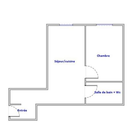 Appartement à vendre 2 pièces de 32 m²