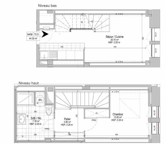 Appartement à louer    2 pièces •    Armentières