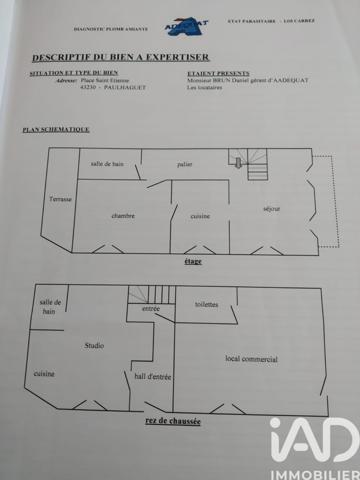 Immeuble à vendre 91,83 m² Paulhaguet