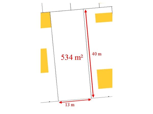 Terrain Villeparisis 534 m2