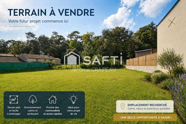 Emplacement privilégié pour cette parcelle constructible de 555 m2.