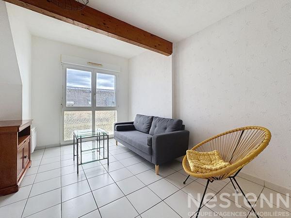 Appartement Type 2 ; 1 chambre, 1 balcon, 1 place privatice - 48 m2 HENNEBONT