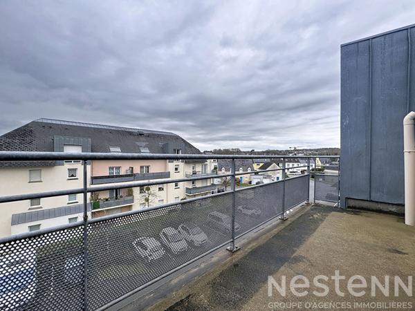 Appartement Type 2 ; 1 chambre, 1 balcon, 1 place privatice - 48 m2 HENNEBONT