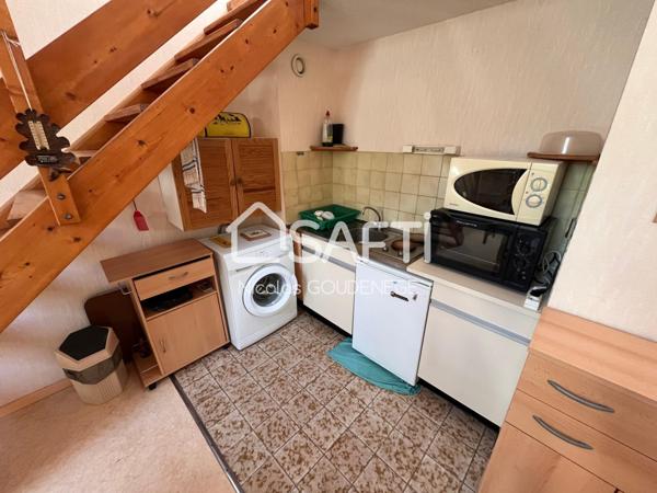 Grand T2 40m² avec parking et local