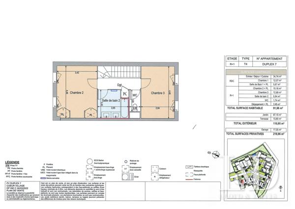 Villa T4 Duplex à Langlade (30980)