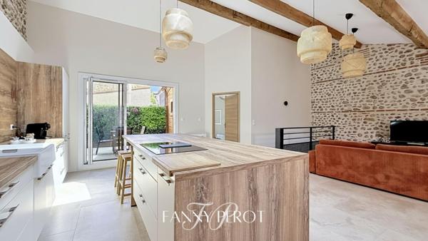 Maison de village remarquablement rénovée avec terrasse et grand garage