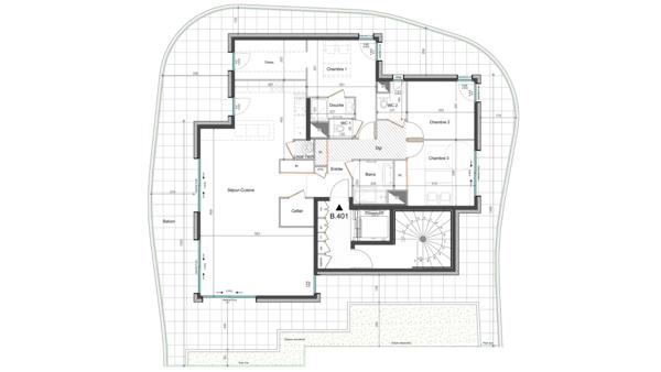 Appartement à vendre 4 pièces 121 m² Grésy-sur-Aix