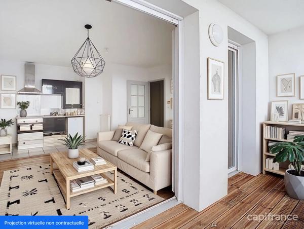 Appartement à vendre 2 pièces TOURS (37) quartier PAUL BERT SYMPHORIEN