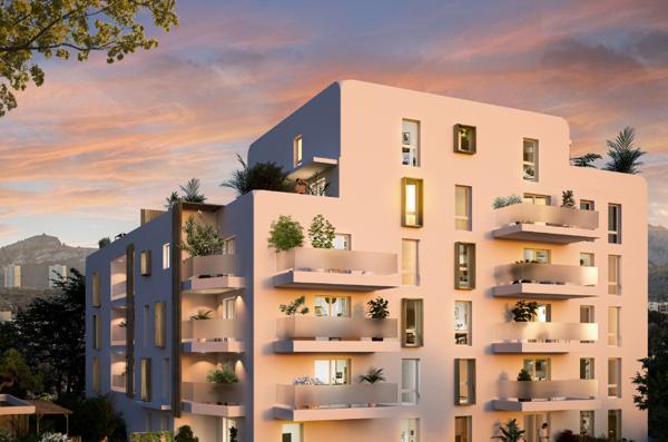 Marseille  Vieille Chappelle 13008  T4 de 98 m2 ,jardin 100 m2  plein sud