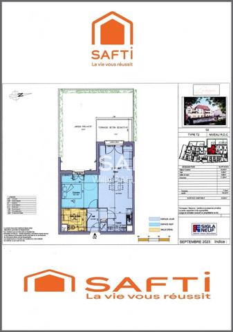 Situé à 100 m de la place du Général de Gaulle !