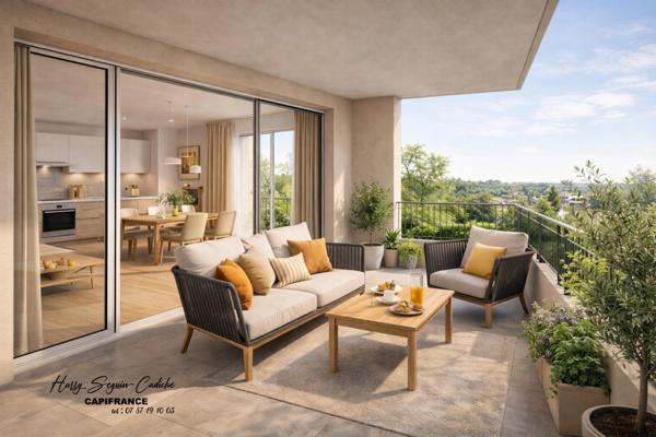 T3 avec jardin 31 m² + terrasse – Centre-ville – Gare à pied