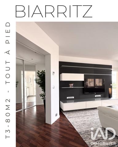Appartement à vendre 3 pièces 80,4 m² Biarritz