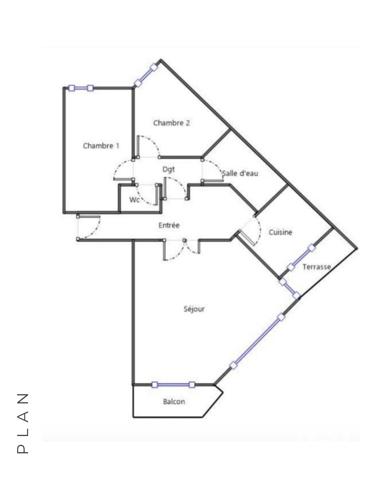Appartement à vendre 3 pièces 80,4 m² Biarritz