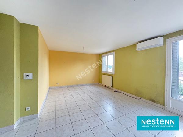 Appartement de type 2 de 52,43m2 possibilité T3 avec balcon situé à Villeurbanne secteur Château-Gaillard