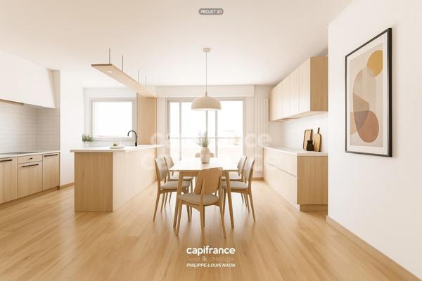 UN DERNIER ÉTAGE LUMINEUX AVEC GRANDE TERRASSE