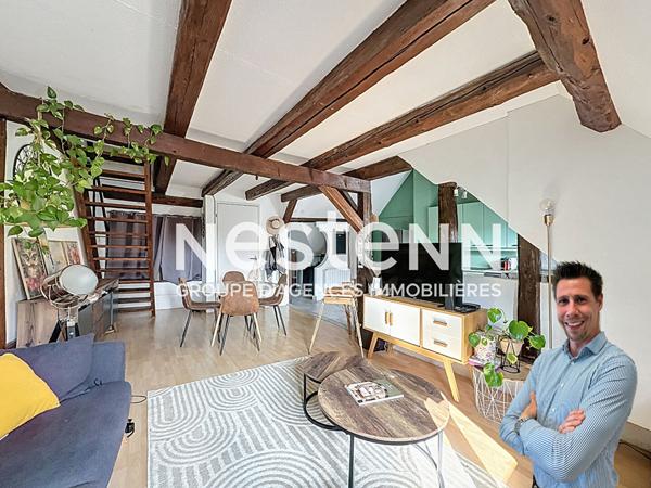 Appartement 3 pièces - Duplex - 60m²