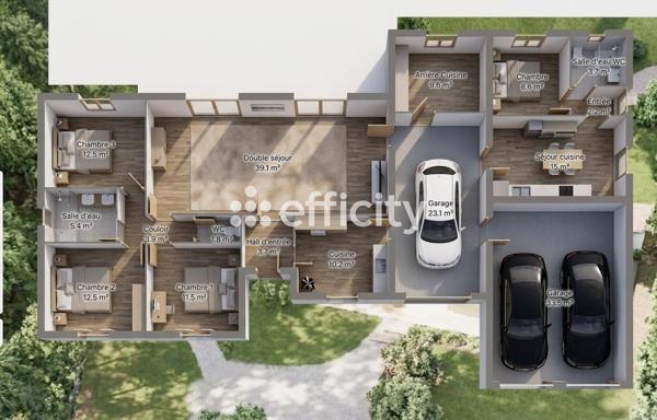 Maison
         6 pièces
        - 142 m² Exclusivité 374 000 € *