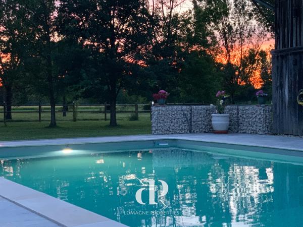 Merles (82210) Maison de campagne clé en main avec piscine et confort de vie optimal