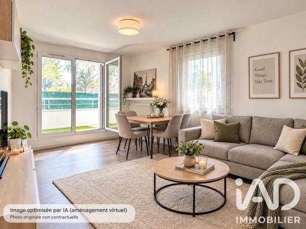Appartement à vendre 3 pièces 58,47 m² Noisy-le-Grand