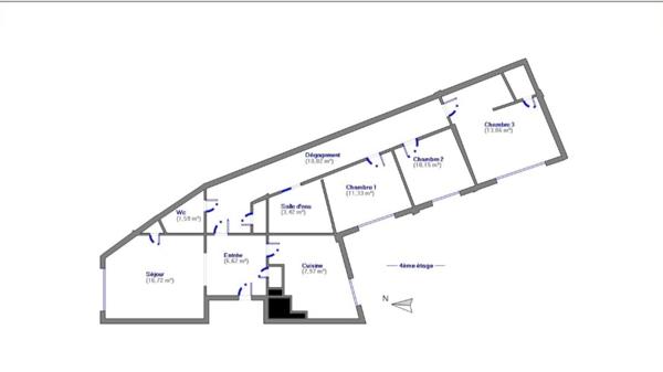 Appartement à vendre 4 pièces 82 m² Paris 12