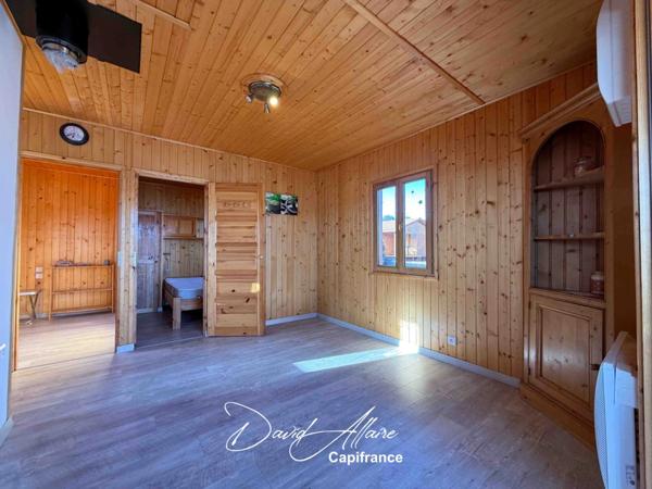 Habitation de loisirs à vendre 3 pièces LA FREISSINOUSE (05) accès lac et vue montagnes