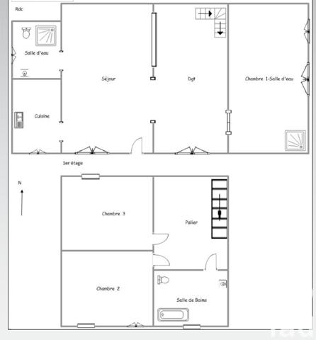 Maison à vendre 4 pièces 80 m² Authon-du-Perche