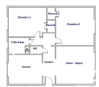 Appartement à vendre 3 pièces 69,6 m² Rennes