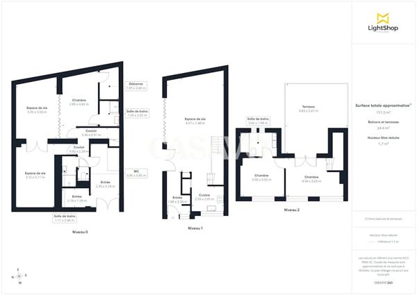 Vente Maison 6 pièces de 153m² - 92150 Suresnes