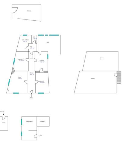 Maison T3 de 81 m2 + terrain constructible Trélazé