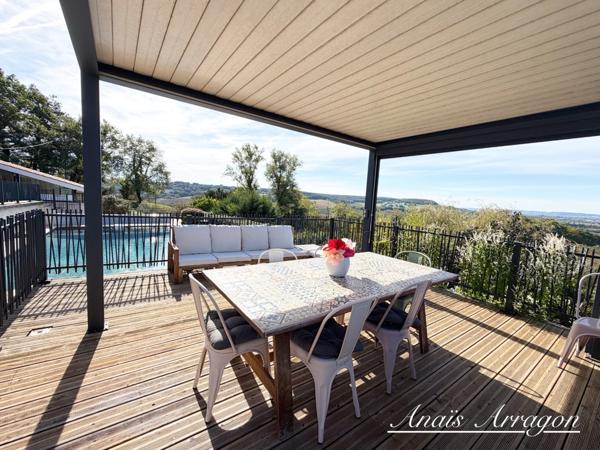 Architecture, nature et panorama : la villa rare que vous attendiez à Pujols - PUJOLS (47)