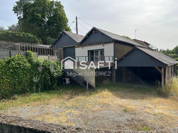 Opportunité d'investissement – Local commercial/artisanal de 350 m² sur grand terrain, fort potentiel de réhabilitation