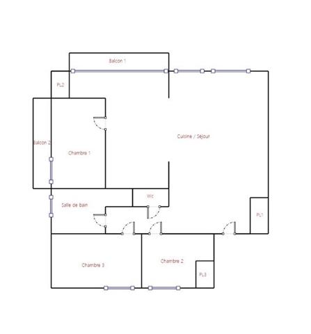 Appartement à vendre 4 pièces 62 m² Rouen