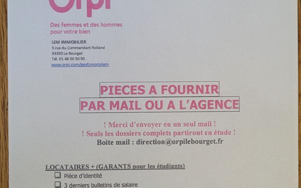 Appartement à louer    3 pièces •  Drancy