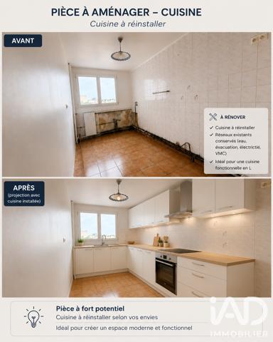 Appartement à vendre 4 pièces 79,85 m² Bagnolet
