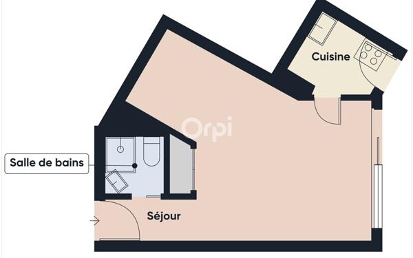 Appartement à vendre    1 pièce • 27,35 m2 Mandelieu-la-Napoule