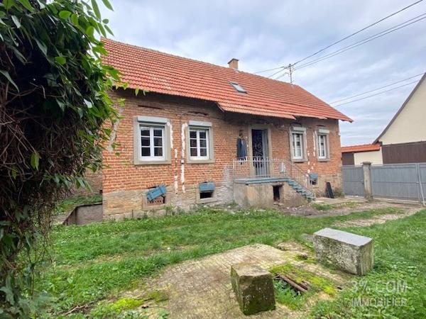 3%.COM Corps de ferme à rénover sur terrain de 5.50 ares Alteckendorf (67270)