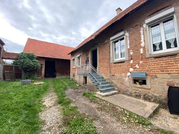 3%.COM Corps de ferme à rénover sur terrain de 5.50 ares Alteckendorf (67270)