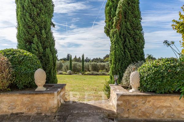 ALPILLES- DOMAINE D' EXCEPTION - MONUMENT REMARQUABLE DU 17 ème - 1400 M2- 7 HECTARES -