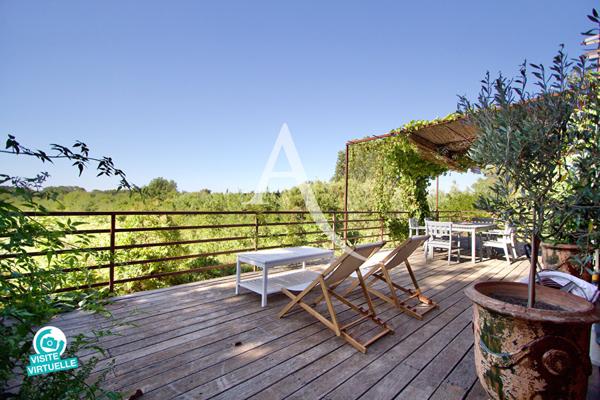 LATTES / MAURIN - MAISON INDÉPENDANTE - T5 DE 138 M² - TERRAIN 10 000 M² - PISCINE - CALME ABSOLU - VIGNES - SOUS-SOL INTÉGRAL