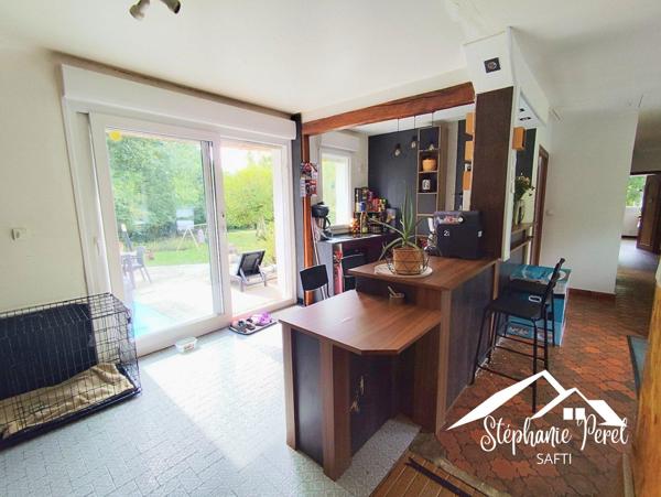 Maison de plain-pied 127 m² – 3 chambres + bureau – Terrain 9 066 m²