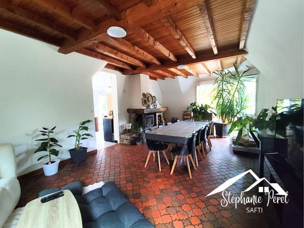 Maison de plain-pied 127 m² – 3 chambres + bureau – Terrain 9 066 m²