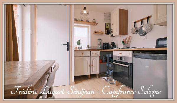 Maison de ville à vendre 4 pièces dont studio indépendant, jardin & dépendances - DPE B - LA FERTE SAINT AUBIN (45)