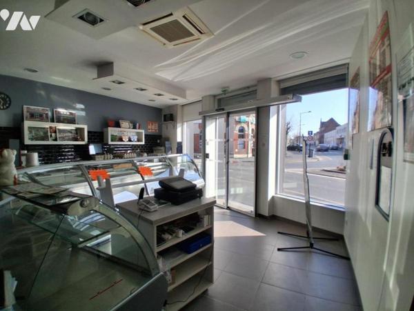 Bohain en vermandois - centre ville -immeuble commercial