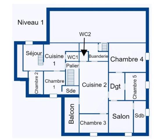 Bar-Restaurant avec appartement de type 5 et loft type 2 - FONCINE LE HAUT (39)