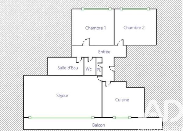 Appartement à vendre 3 pièces 63,1 m² Joinville-le-Pont